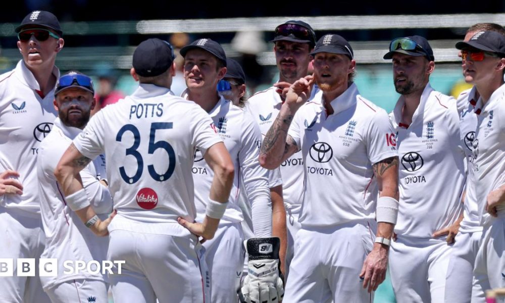 England's Ashes team in Australia