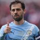 Bernardo Silva gives a thumbs-up sign during the Carabao Cup final