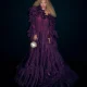 4 Beyonce Grabs Dinner In Plum Taffeta Spring 2026 Saint Laurent Gown And Pearl Cult Gaia