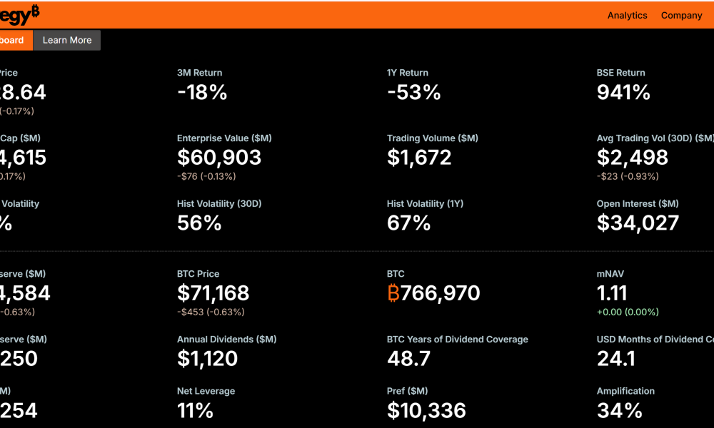 MicroStrategy Bitcoin Holdings