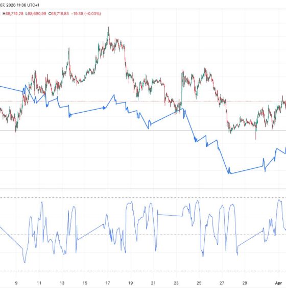 Bitcoin up, software stocks down since the war began