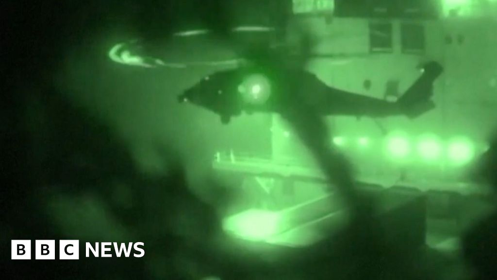 US releases video of forces seizing Iranian ship