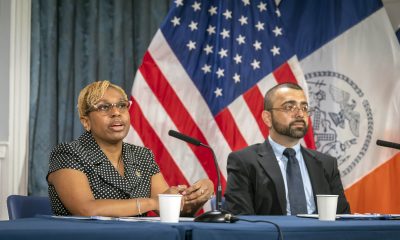 Hassan Naveed (right), former director of New York City's Office for the Prevention of Hate Crimes, is the new chief of staff to Deputy Mayor for Community Safety Renita Francois.