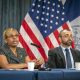 Hassan Naveed (right), former director of New York City's Office for the Prevention of Hate Crimes, is the new chief of staff to Deputy Mayor for Community Safety Renita Francois.