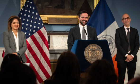 Mayor Zohran Mamdani nominated former federal prosecutor Nadia Shihata (far left) to lead New York City's Department of Investigations.