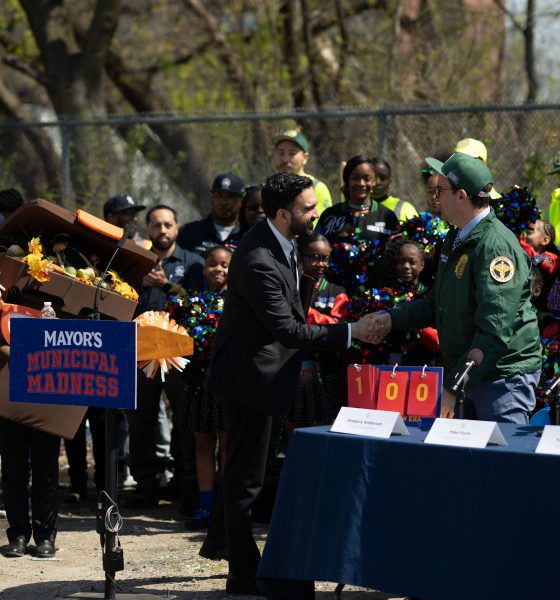 Mayor Zohran Mamdani marked 100 days with a trash-pickup celebration in the Bronx.