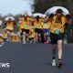 Hundreds take part in Gawthorpe coal-carrying race