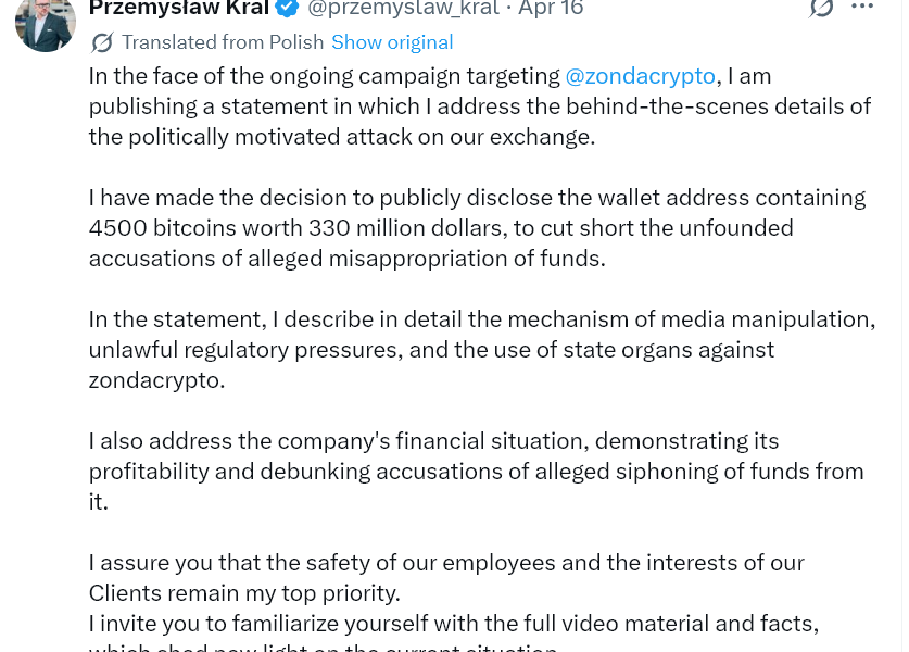 Poland’s Biggest Crypto Exchange Falls, and Nobody Can Find the Man Who Holds the Keys