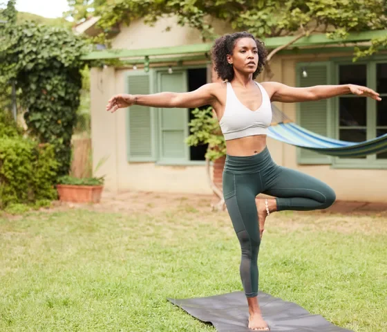 You are at higher risk of falling if you can't balance for 10 seconds on one leg.