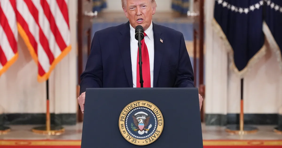 Trump Offers No Timeline Or Path Forward In Meandering Iran War Address