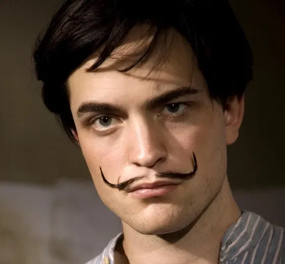 Robert Pattinson as Salvador Dalí in Little Ashes