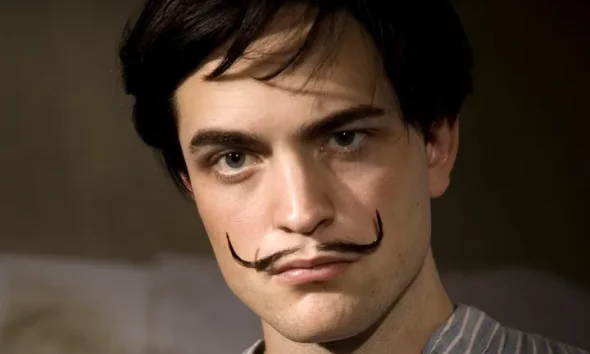 Robert Pattinson as Salvador Dalí in Little Ashes