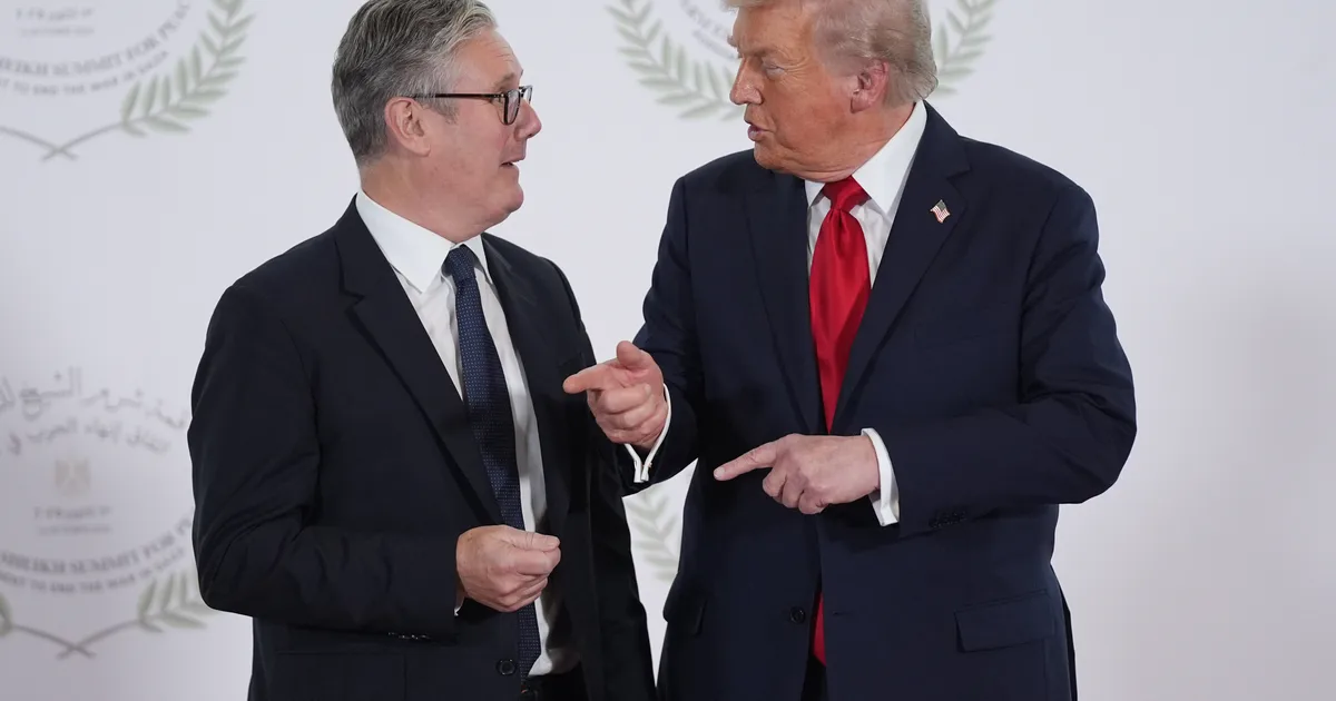 Trump Compares Starmer To Neville Chamberlain In Latest Jibe