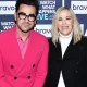 Dan Levy with his "Schitt's Creek" co-star, late actor Catherine O'Hara, in 2020.