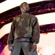 Ye, then still known as Kanye West, performing on stage at Coachella in 2019