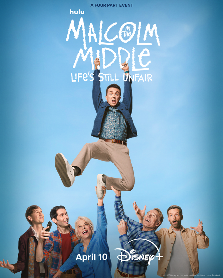 Cast members old and new appear in the Malcolm In The Middle: Life's Still Unfair official poster
