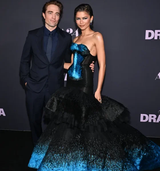 Robert Pattinson and Zendaya at a screening of The Drama last week