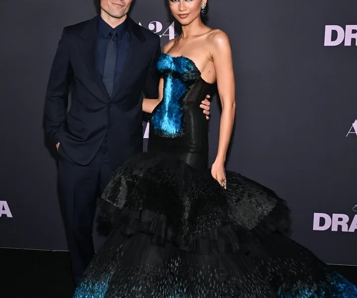 Robert Pattinson and Zendaya at a screening of The Drama last week