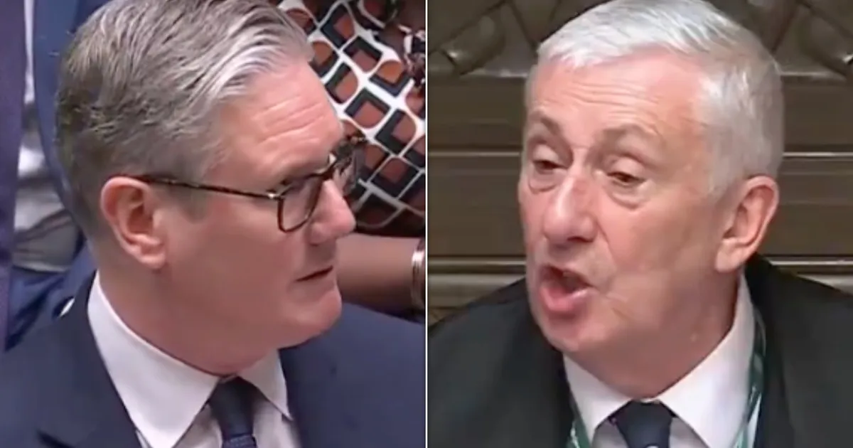 Commons Speaker Criticises Keir Starmer For Avoiding Questions