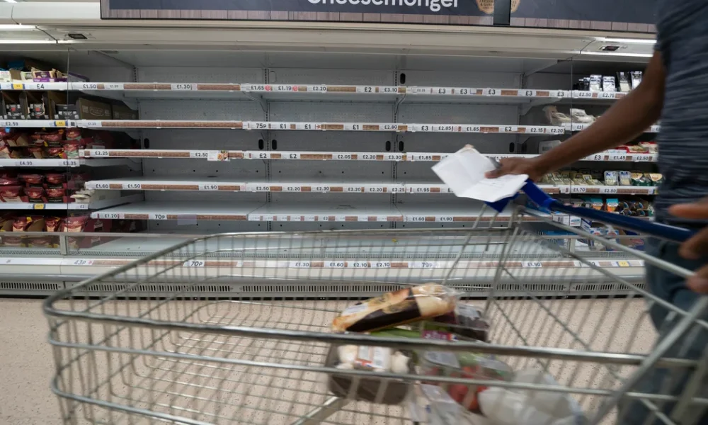 Iran War: UK Government Prepares For Food Shortages As Costs Rises