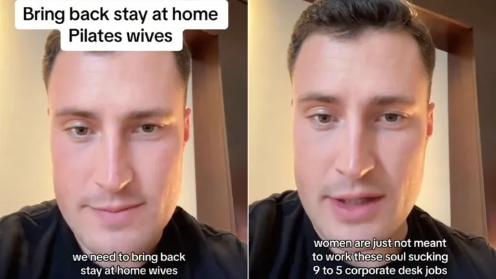 In one video, content creator Christian Bonnier declares, “Bring back stay-at-home Pilates wives."