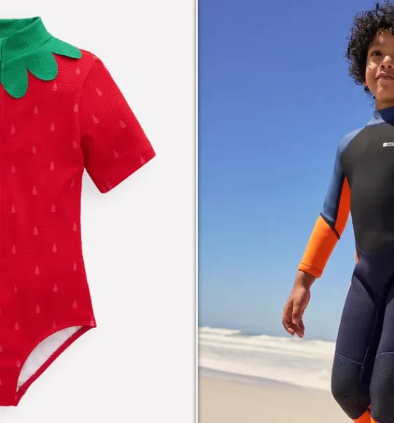 The Best Kids' Swimming Costumes To Shop For Bank Holiday Weekend