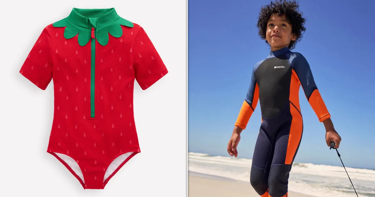 The Best Kids' Swimming Costumes To Shop For Bank Holiday Weekend