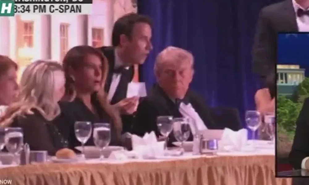 WATCH: Trump Rushed Off WHCD Stage