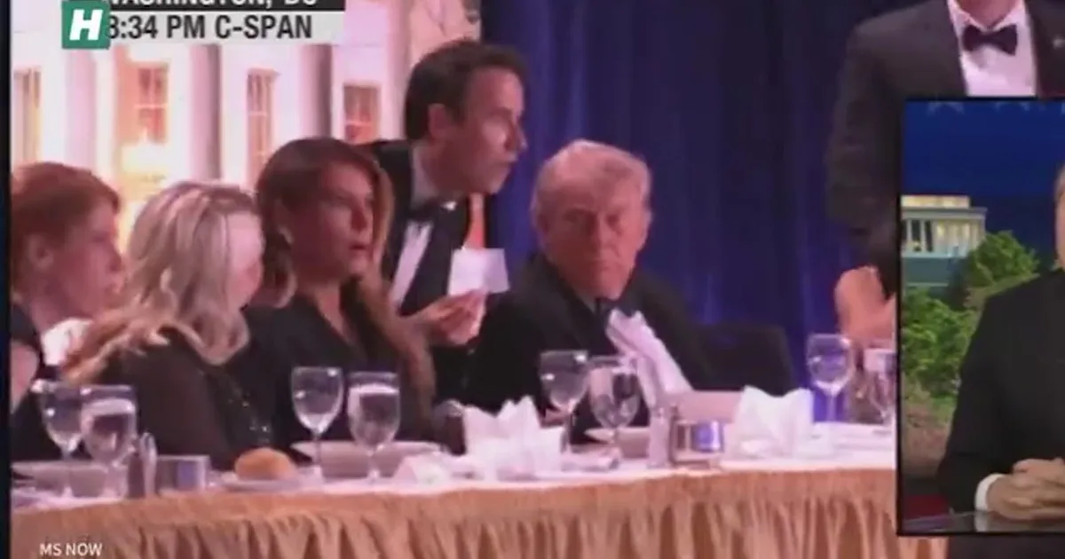 WATCH: Trump Rushed Off WHCD Stage