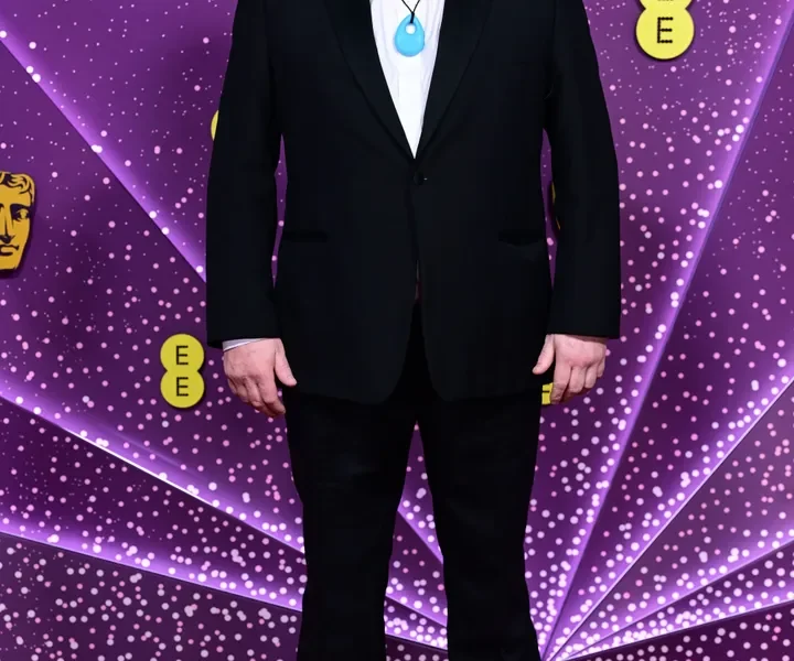 John Davidson arriving at the 2026 Baftas