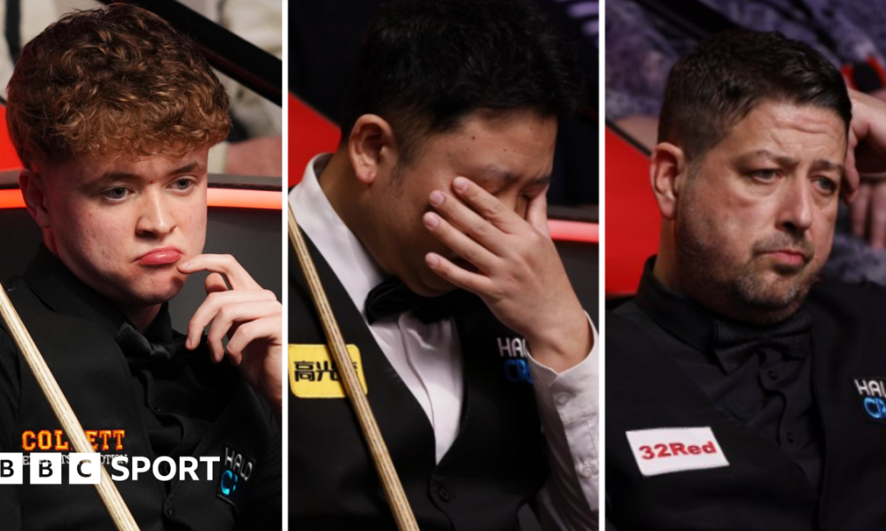 Stan Moody (left), Zhang Anda (centre) and Matthew Stevens