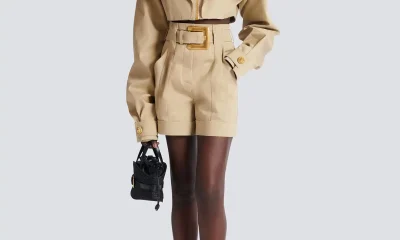 7 Mary J Blige In Beige Balmain Cotton Two Piece For Houseguest Podcast Interview