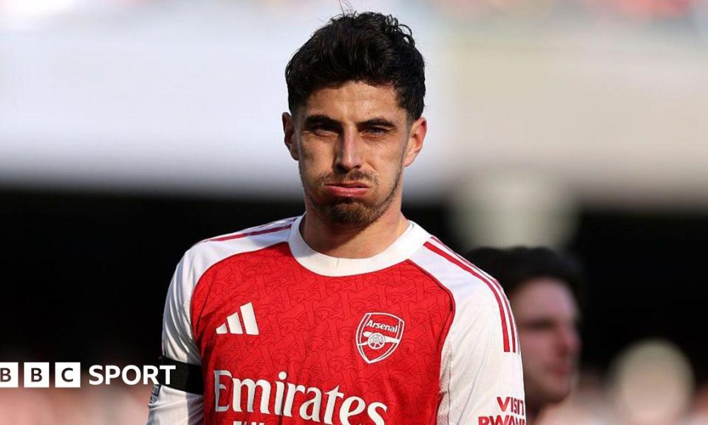 Kai Havertz playing for Arsenal