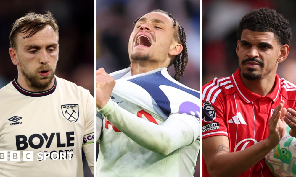 Split graphic: Jarrod Bowen, Xavi Simons and Morgan Gibbs-White