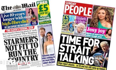 'Starmer accused of Mandelson cover up' and 'Time for Strait talking'