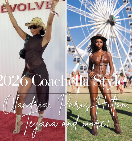 Coachella 2026 Style: Teyana Taylor in Metallic Fishnet, Karrueche in Bec & Bridge, Olandria in Custom Baby Phat, and Paris Hilton in Y2K Von Dutch