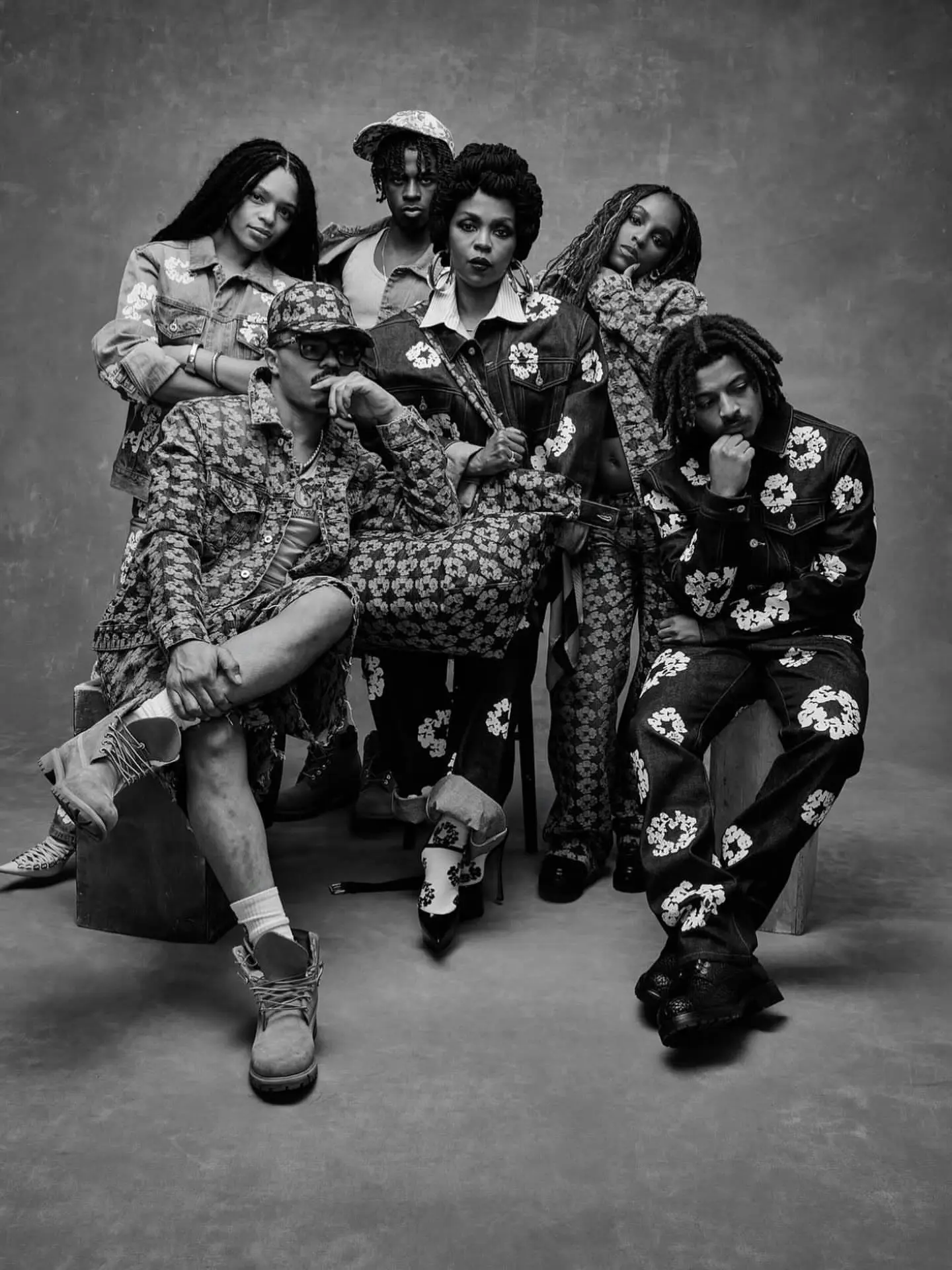 898 Lauryn Hill And Her Children Star In Black And White Denim Tears Spring 2026 Campaign Celebrating Heritage And Craftsmanship