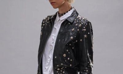 9 Pink In Black R13 And Willow Sage Hart In A Red House Of CB Dress At The Lost Boys Broadway Premiere