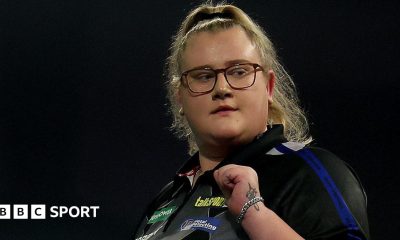 Beau Greaves clenches her fist