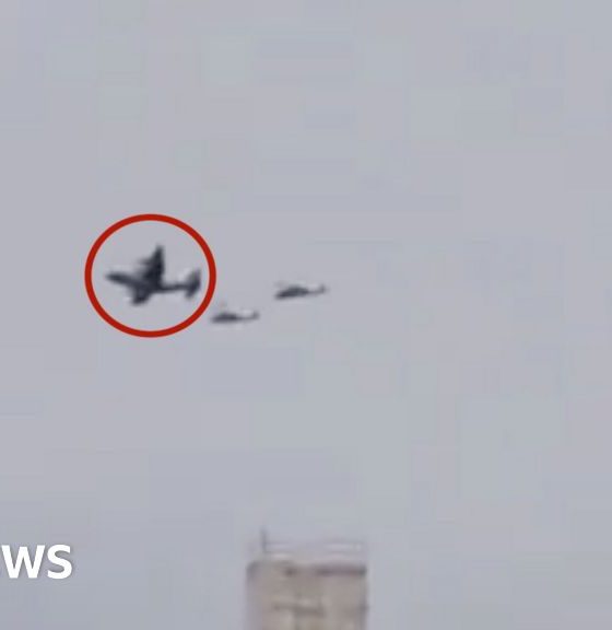 Video appears to show a US plane and helicopters over southern Iran