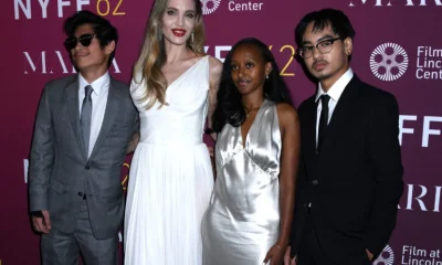 Angelina Jolie and kids, Pax, Zahara and Maddox at the