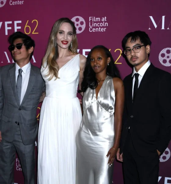 Angelina Jolie and kids, Pax, Zahara and Maddox at the
