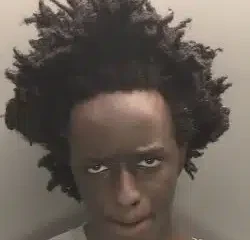 Axel Rudakubana's mug shot in which he looks unkempt and wild, and has his mouth tightly shut