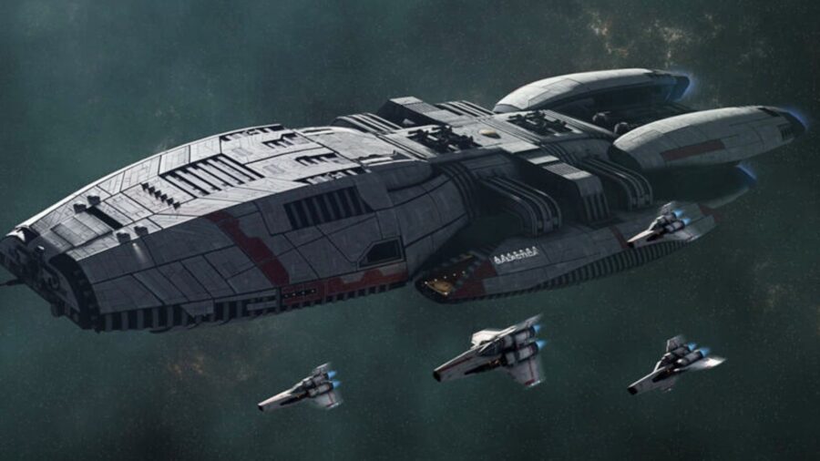 The Battlestar Galactica Ship That Only Exists Because Of Star Trek