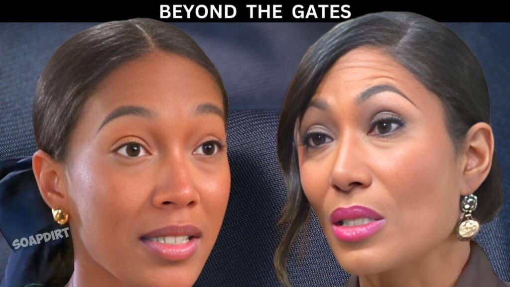 Beyond the Gates Spoilers: Samantha Richardson (Najah Jackson) - Leslie Thomas (Trisha Mann)