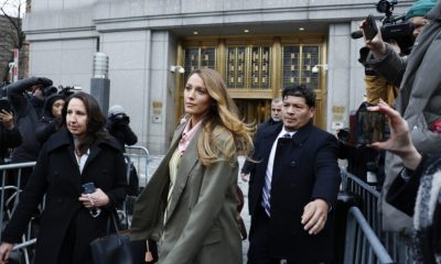 Blake Lively exits court