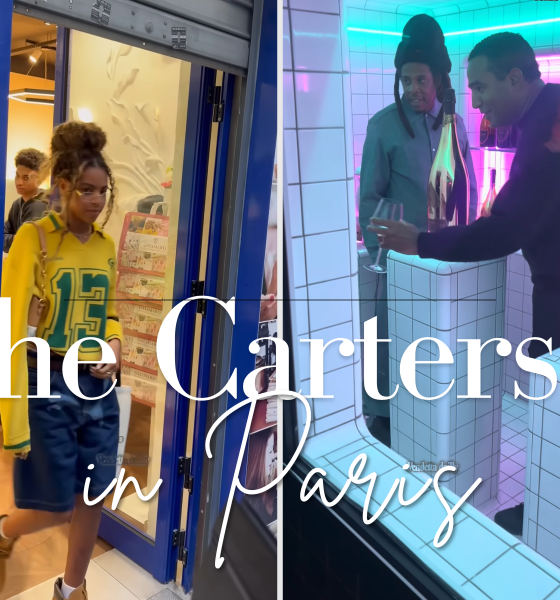 Blue, Rumi, Jay Z and Beyonce Spied All Over Paris by Vendetta Dailly