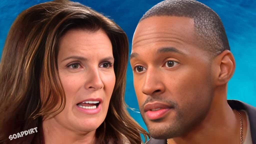 Bold and the Beautiful Spoiler: Sheila Carter (Kimberlin Brown) - Carter Walton (Lawrence Saint-Victor)