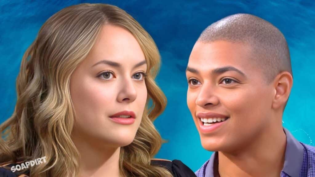 Bold and the Beautiful: Hope Logan (Annika Noelle) - Zende Forrester (Delon de Metz)