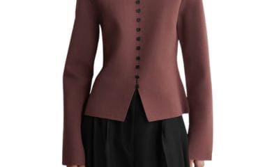 Wednesday's Workwear Report: Waisted Milano-Knit Cardigan